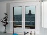 Ventana Acustica de PVC con Vidrio Insulado -  Oscilobatiente Blanco